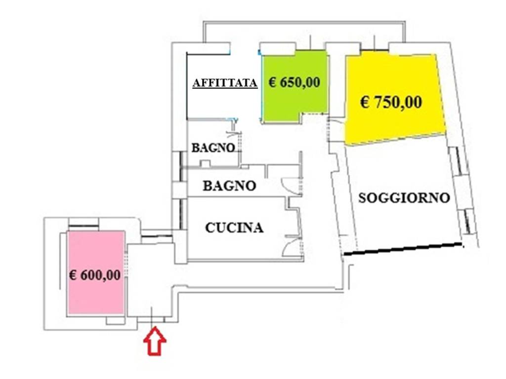 appartamento in affitto a Roma in zona Nomentano