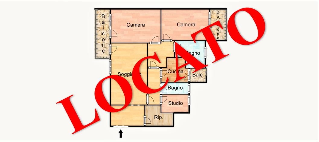 appartamento in affitto a Roma in zona Portuense