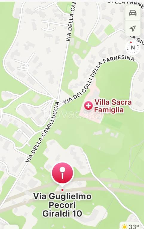 appartamento in affitto a Roma in zona Della Vittoria