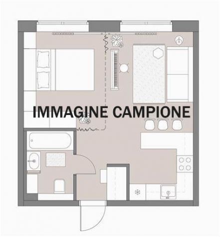 monolocale in affitto a Roma in zona Acilia