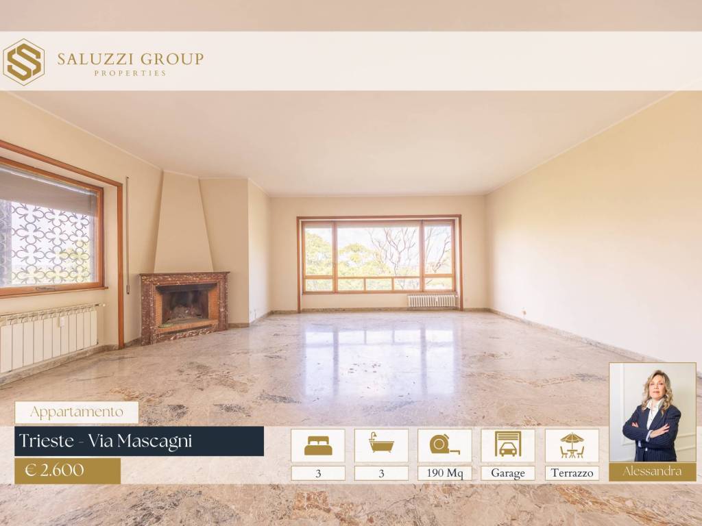 appartamento in affitto a Roma in zona Trieste