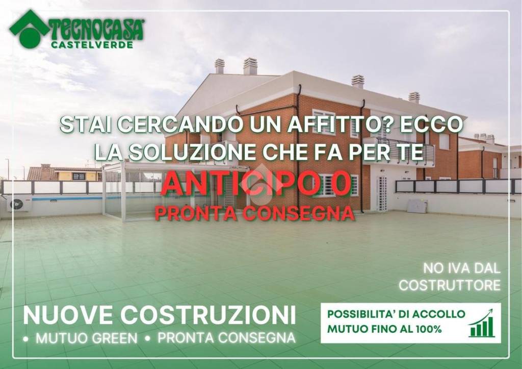 appartamento in affitto a Roma in zona Castelverde