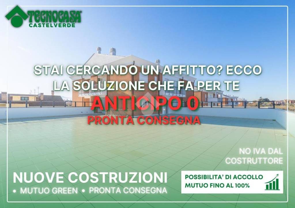appartamento in affitto a Roma in zona Castelverde