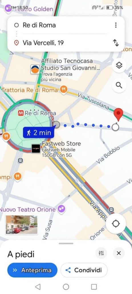 appartamento in affitto a Roma in zona Tuscolano