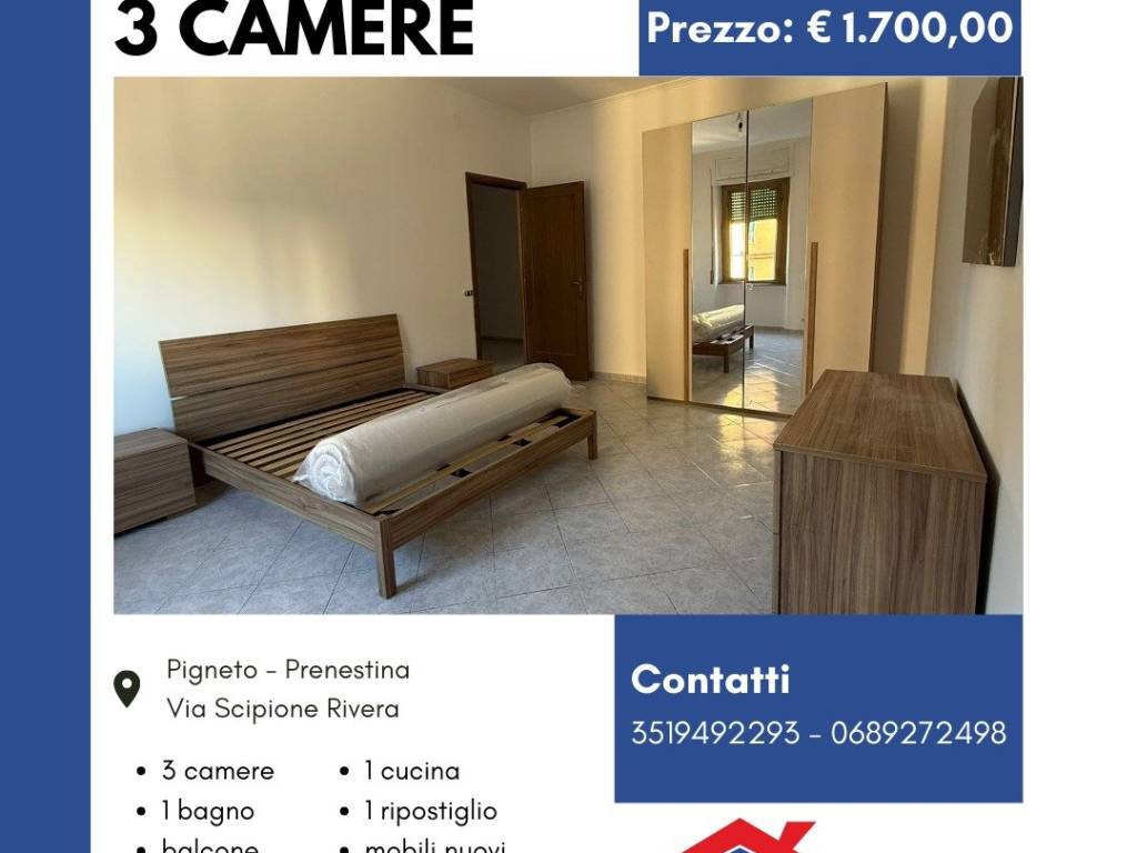 appartamento in affitto a Roma in zona Tiburtino