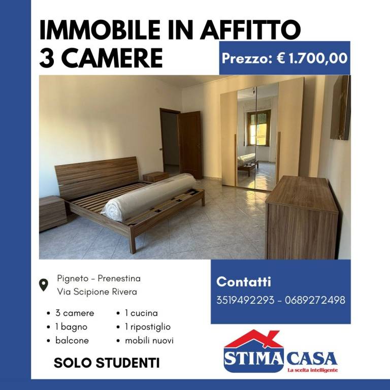 appartamento in affitto a Roma in zona Tiburtino