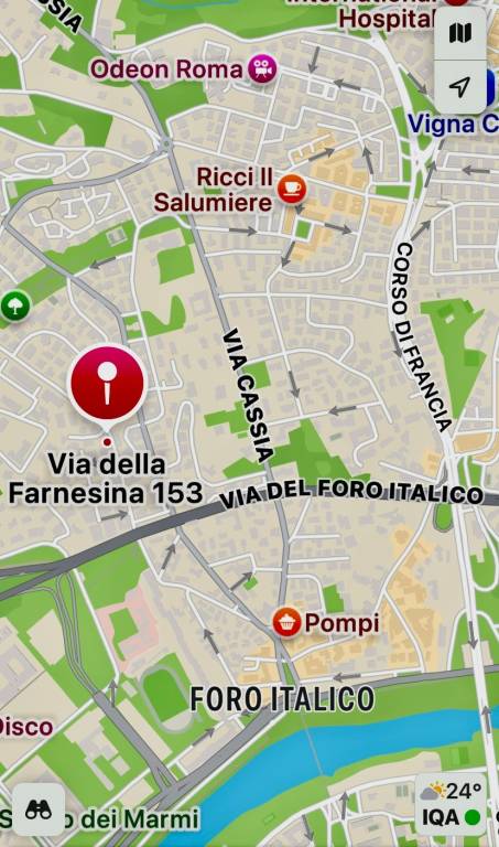 appartamento in affitto a Roma in zona Della Vittoria