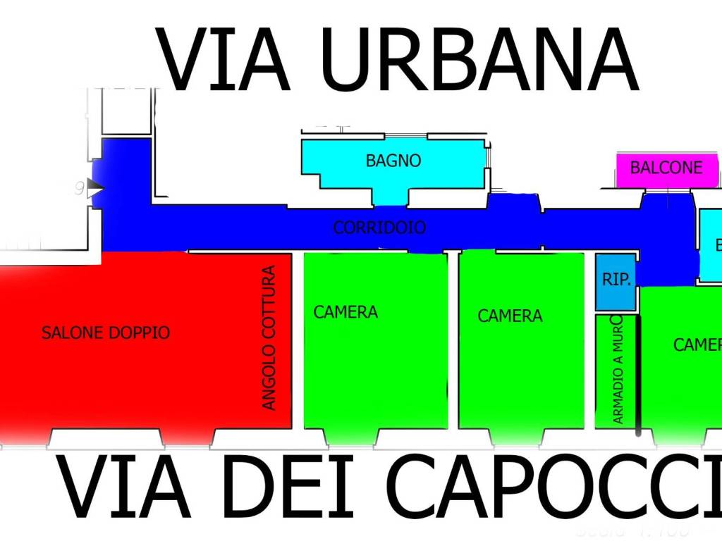appartamento in affitto a Roma in zona Centro Storico