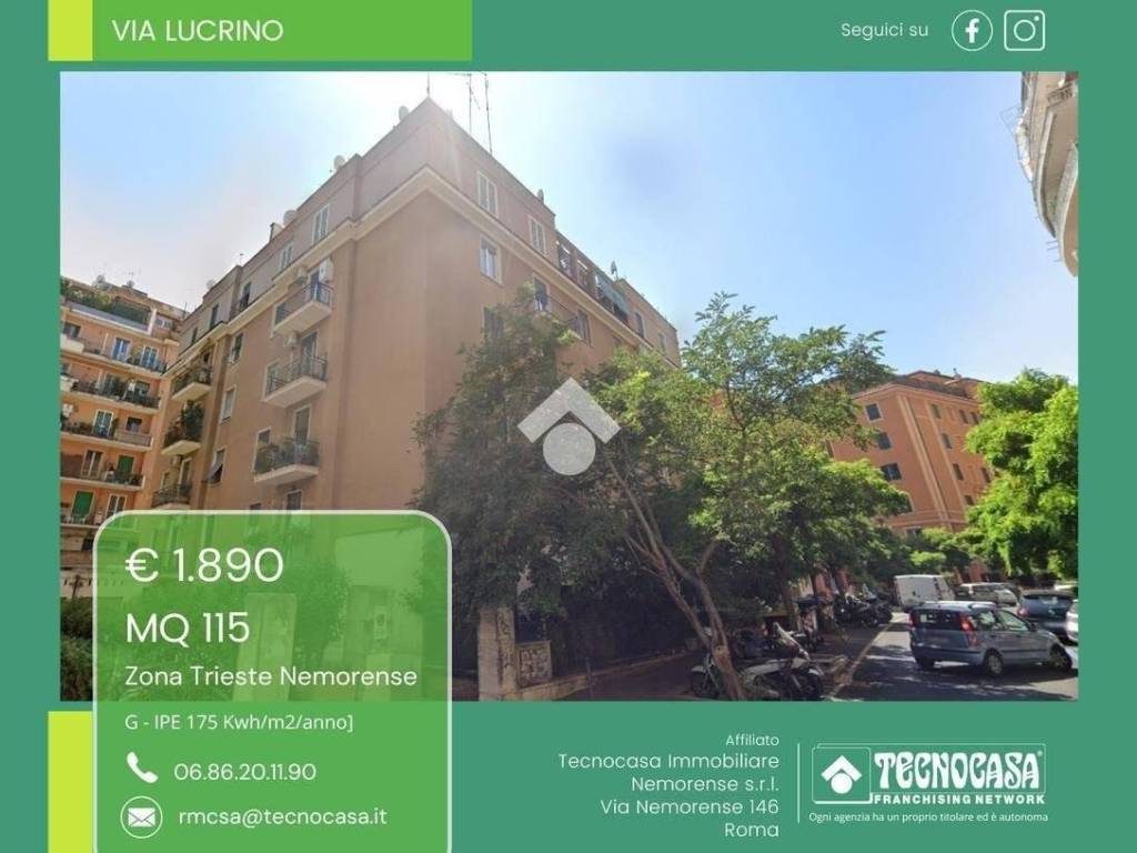 appartamento in affitto a Roma in zona Trieste