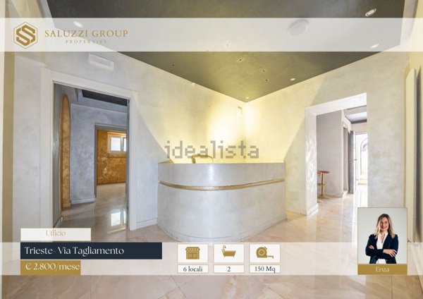 ufficio in affitto a Roma in zona Trieste