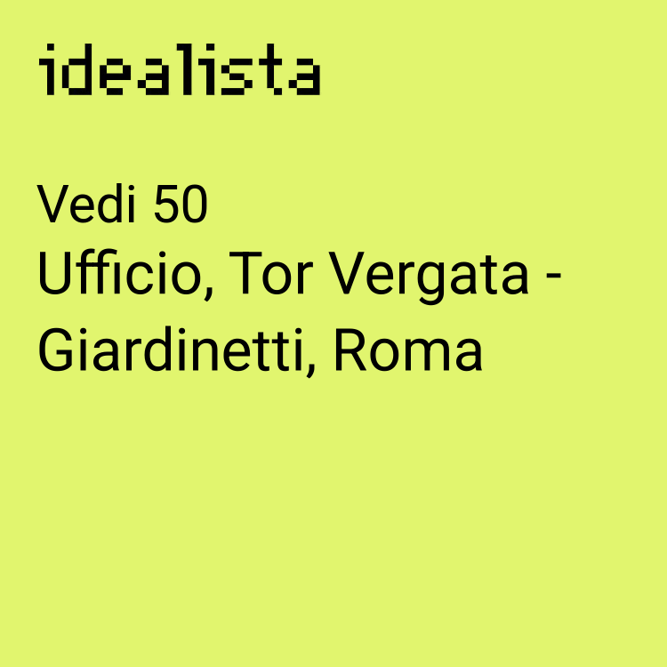 ufficio in affitto a Roma in zona Tor Vergata/Torrenova