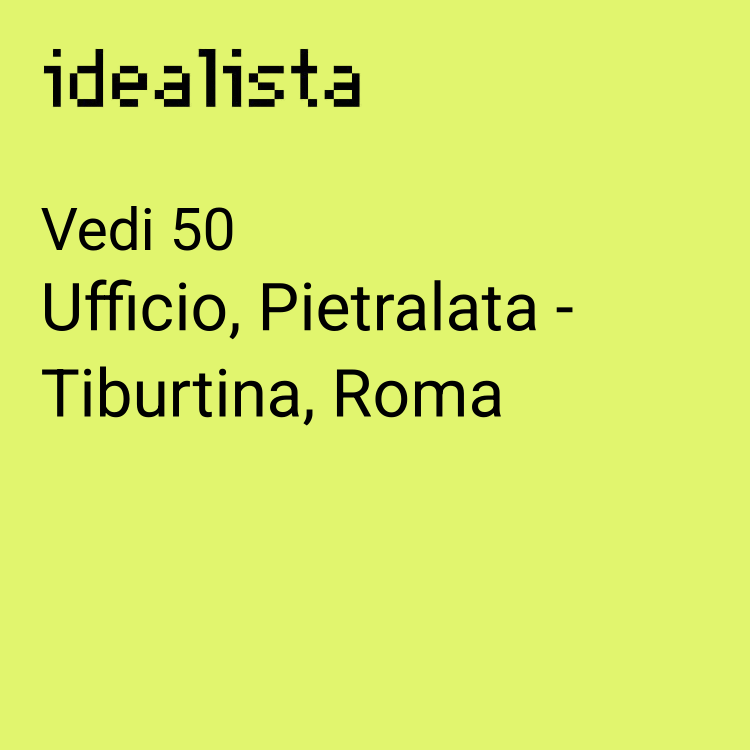 ufficio in affitto a Roma in zona Collatino