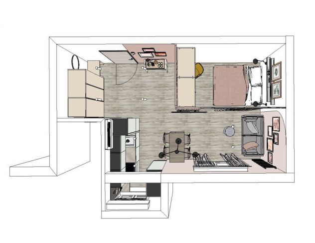 monolocale in affitto a Roma in zona Tiburtino