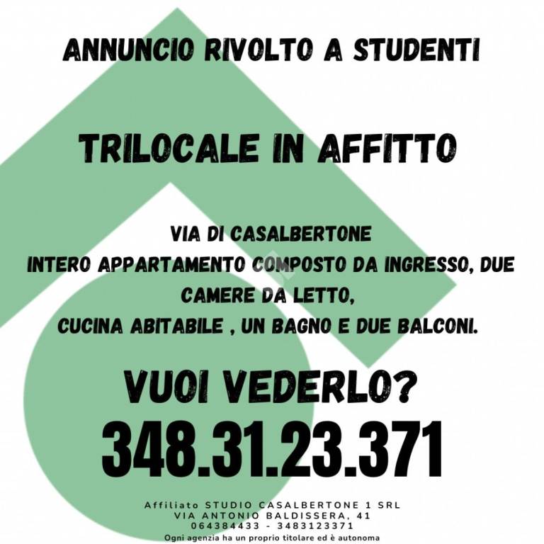 appartamento in affitto a Roma in zona Tiburtino