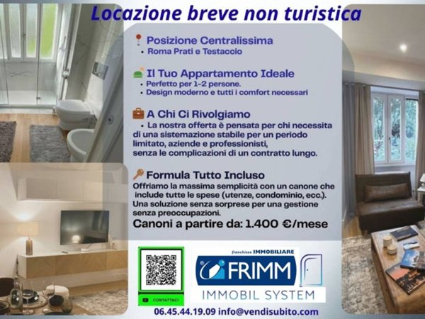 appartamento in affitto a Roma in zona Della Vittoria