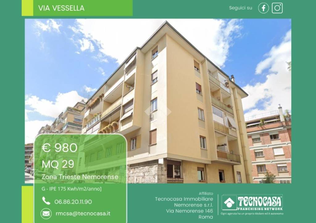 appartamento in affitto a Roma in zona Trieste