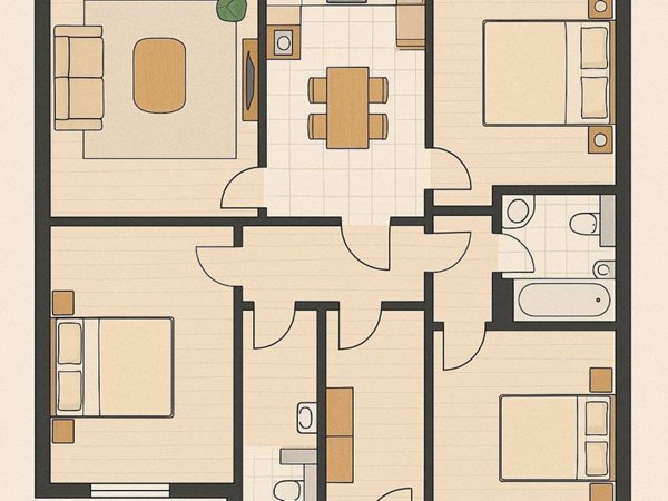 appartamento in affitto a Roma in zona Trieste