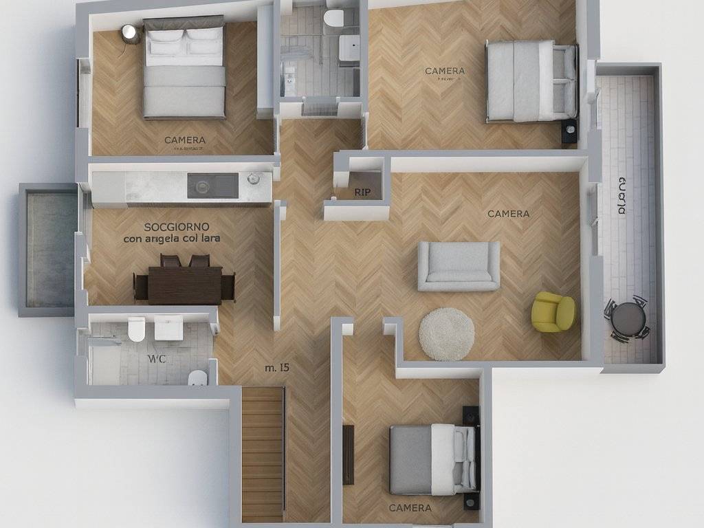 appartamento in affitto a Roma