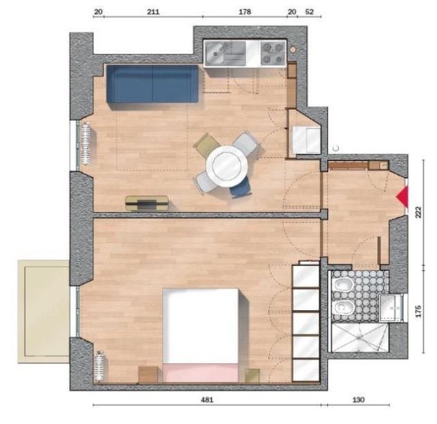 appartamento in affitto a Roma in zona Monte Sacro/Talenti