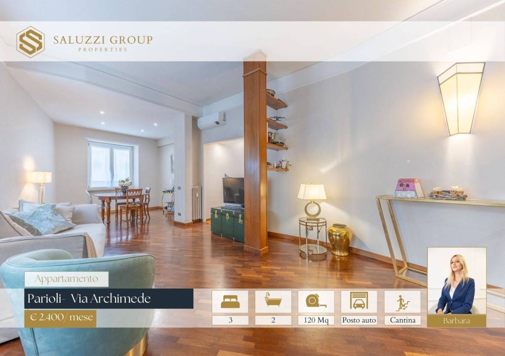 appartamento in affitto a Roma in zona Pinciano