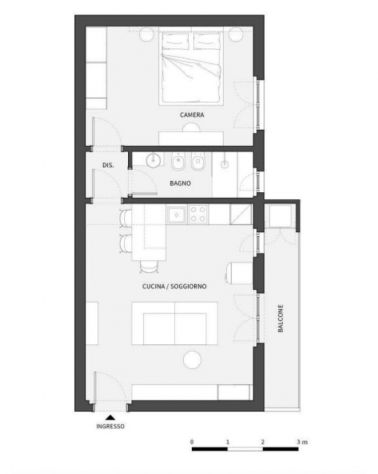 appartamento in affitto a Roma in zona Ponte di Nona