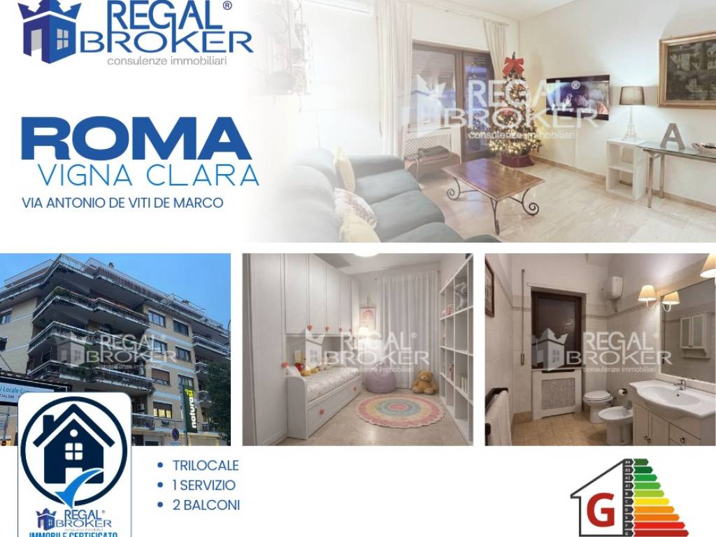 appartamento in affitto a Roma in zona Della Vittoria