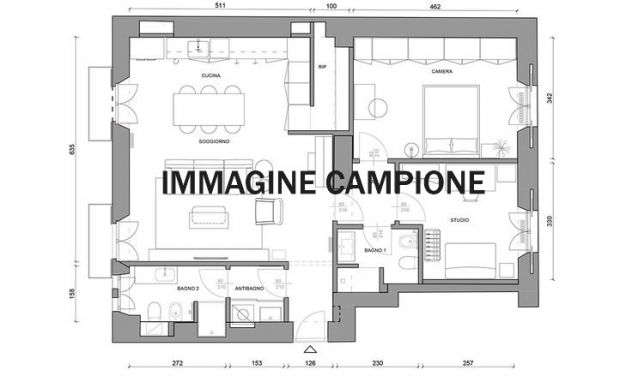 appartamento in affitto a Roma in zona Appio Claudio