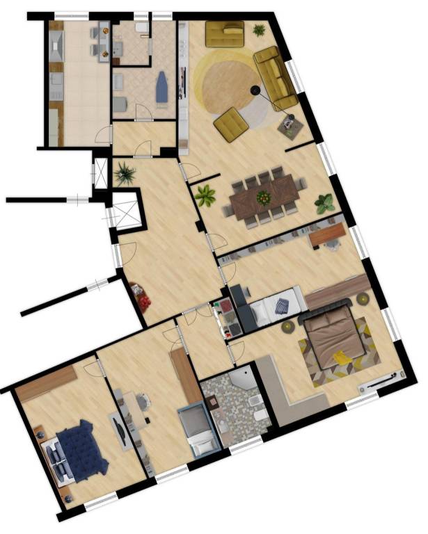 appartamento in affitto a Roma in zona Gianicolense