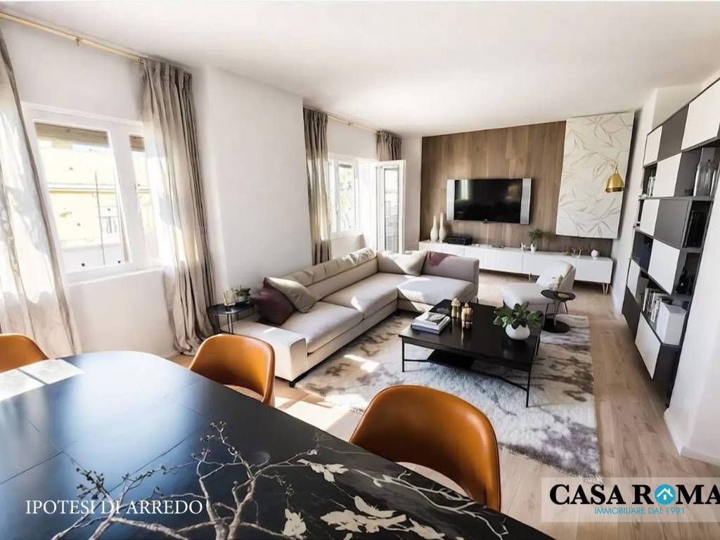 appartamento in affitto a Roma in zona Della Vittoria