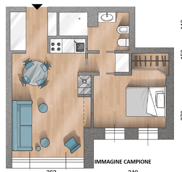 appartamento in affitto a Roma in zona Selva Candida