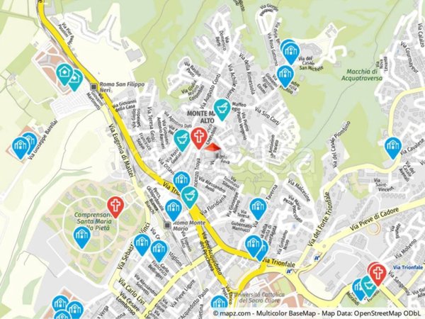 appartamento in affitto a Roma in zona Della Vittoria