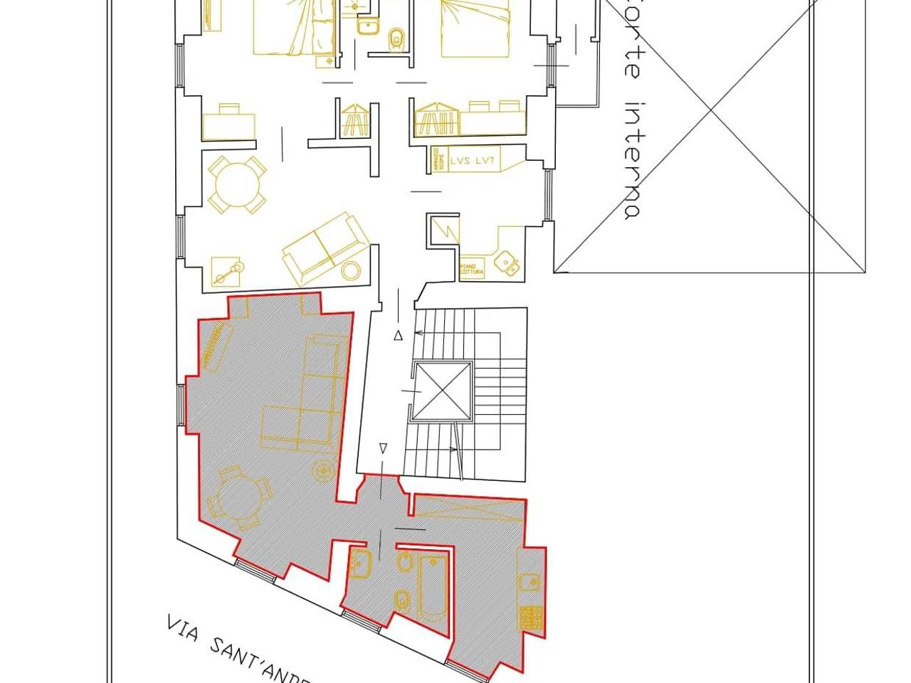 appartamento in affitto a Roma in zona Campo Marzio