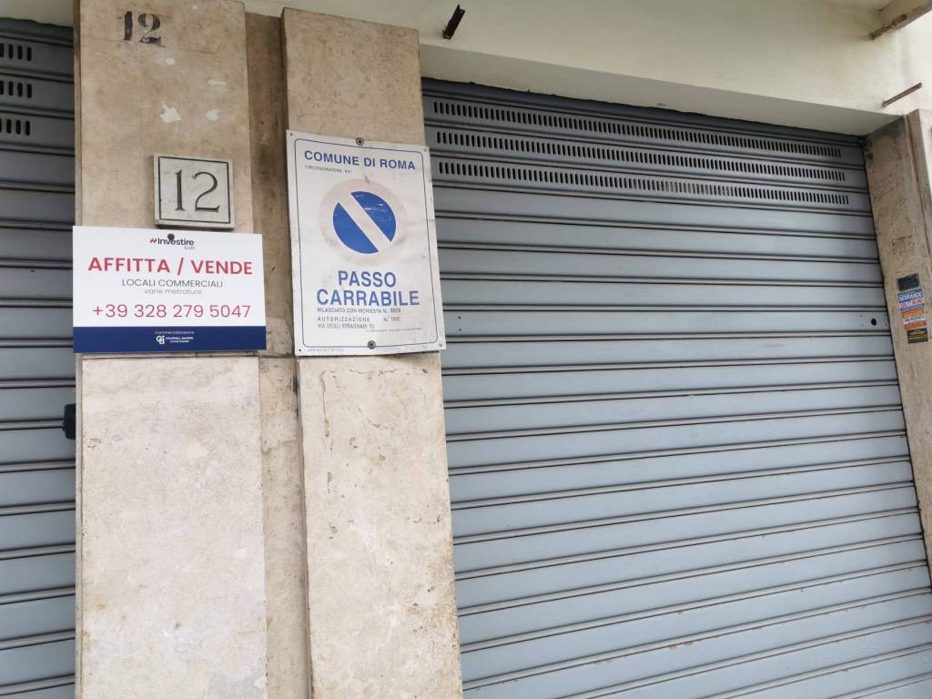 negozio in affitto a Roma in zona Testaccio