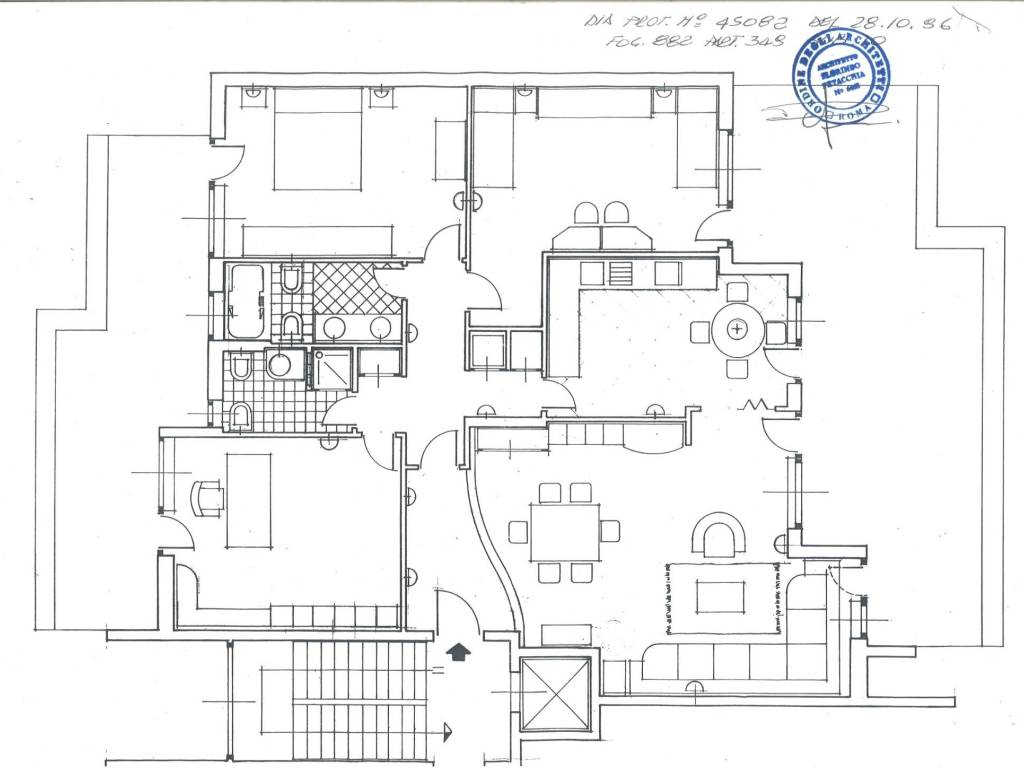 appartamento in affitto a Roma in zona Giuliano Dalmata