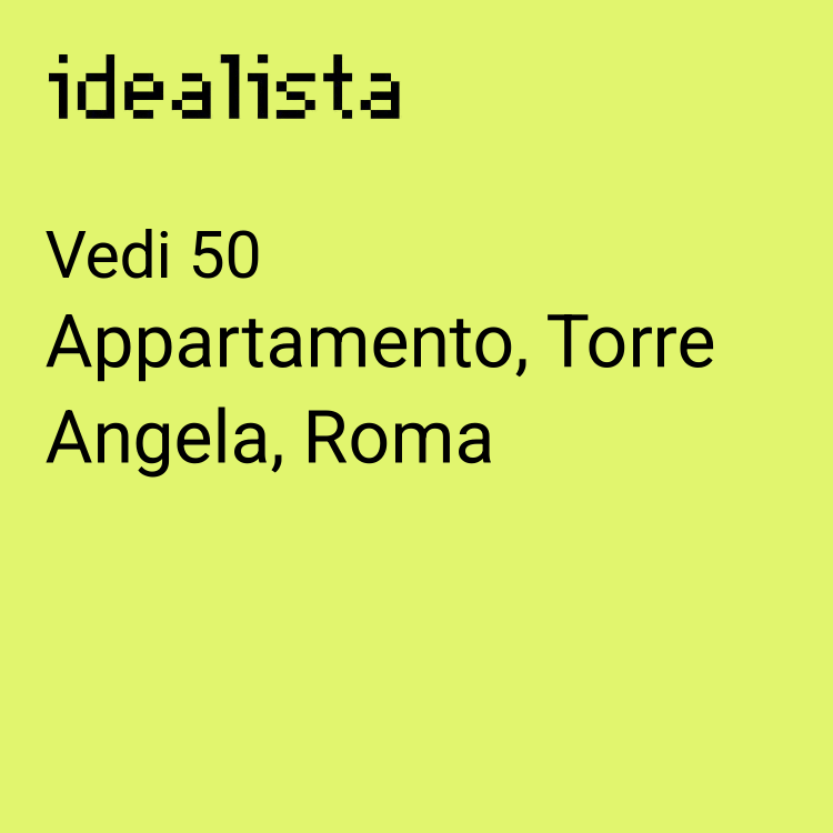 appartamento in affitto a Roma in zona Torre Angela