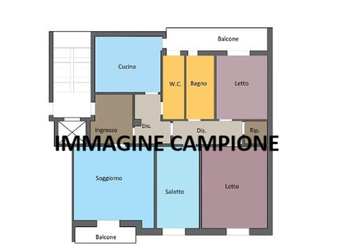 appartamento in affitto a Roma in zona Collatino