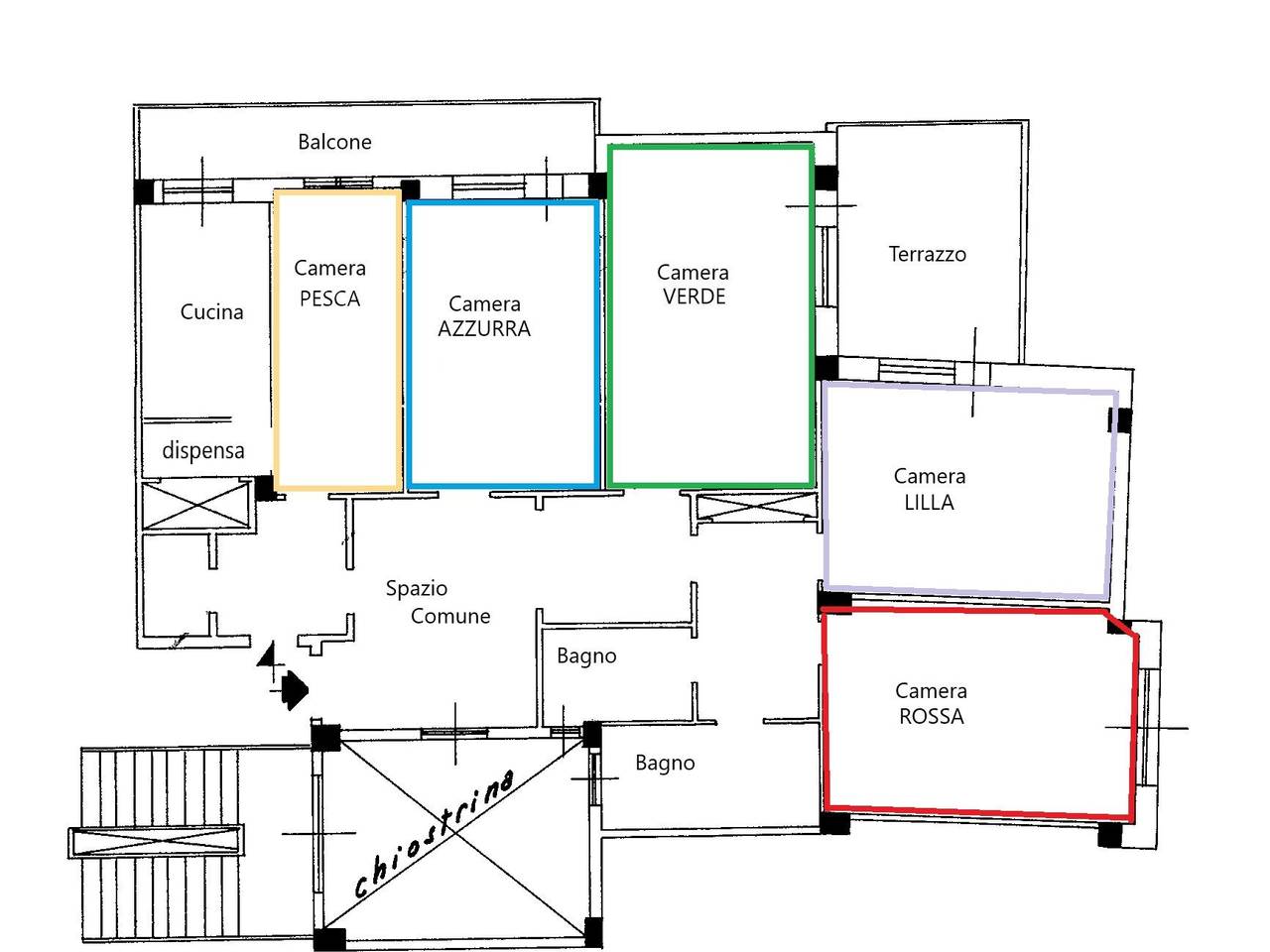 appartamento in affitto a Roma