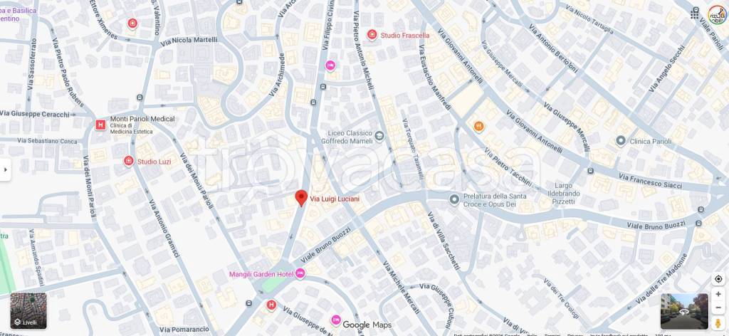 appartamento in affitto a Roma in zona Pinciano