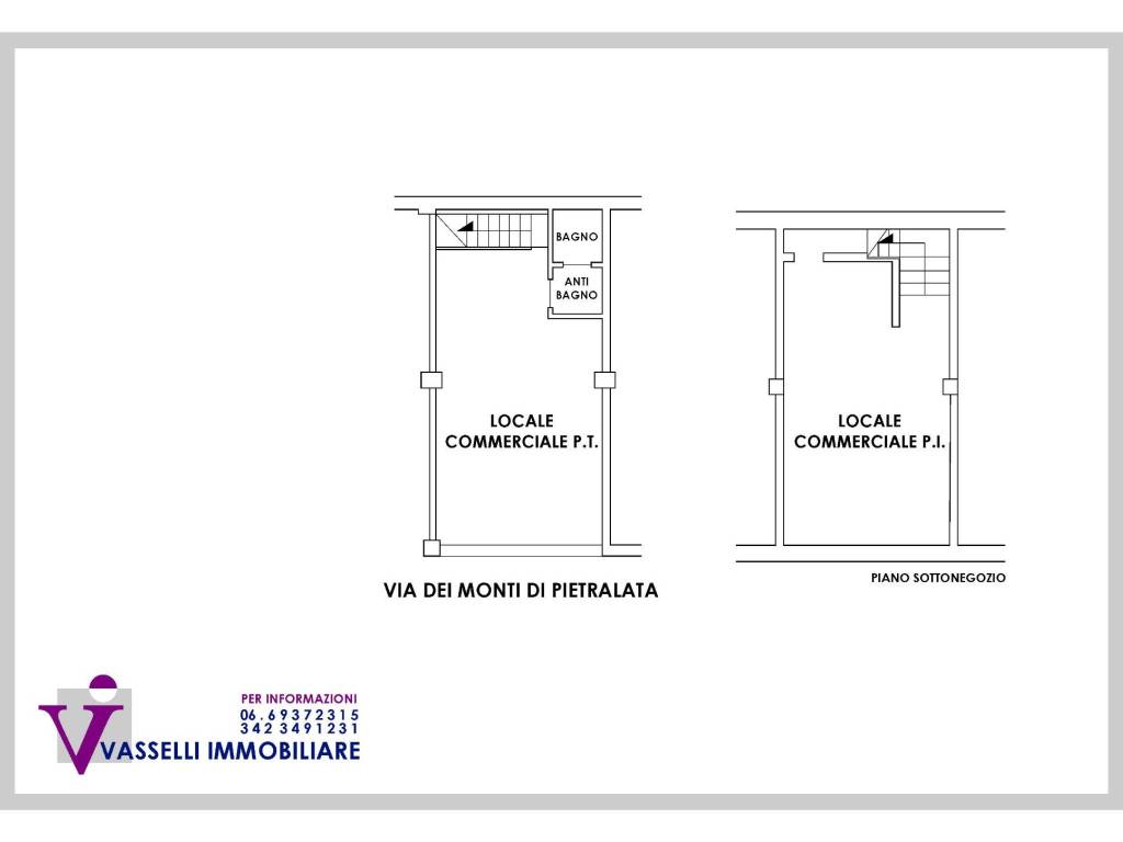 negozio in affitto a Roma in zona Pietralata