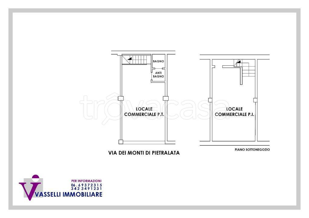 negozio in affitto a Roma in zona Pietralata