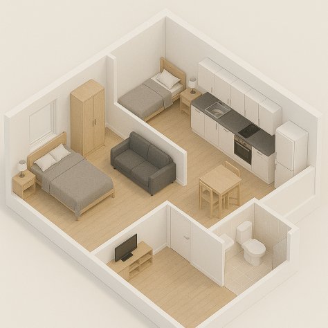 appartamento in affitto a Roma in zona Tor Vergata/Torrenova