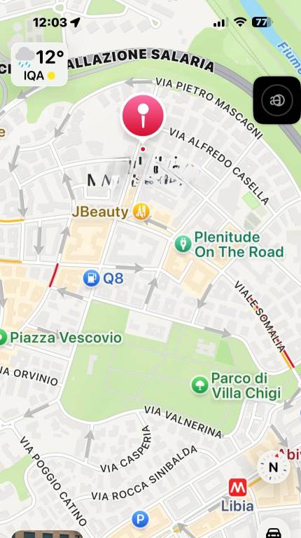 appartamento in affitto a Roma in zona Trieste