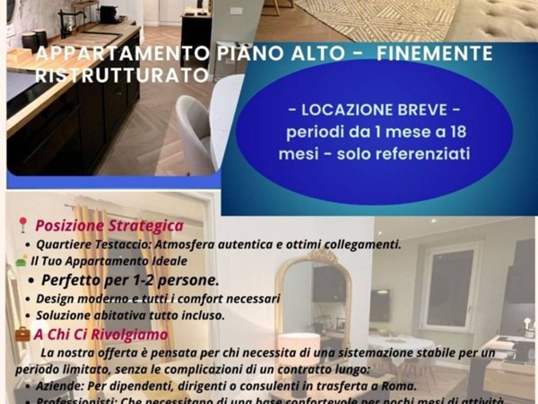 appartamento in affitto a Roma in zona Della Vittoria