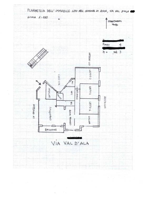 appartamento in affitto a Roma in zona Monte Sacro/Talenti