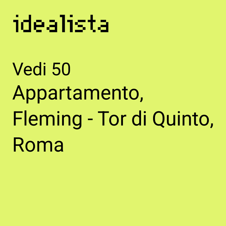 appartamento in affitto a Roma in zona Tor di Quinto