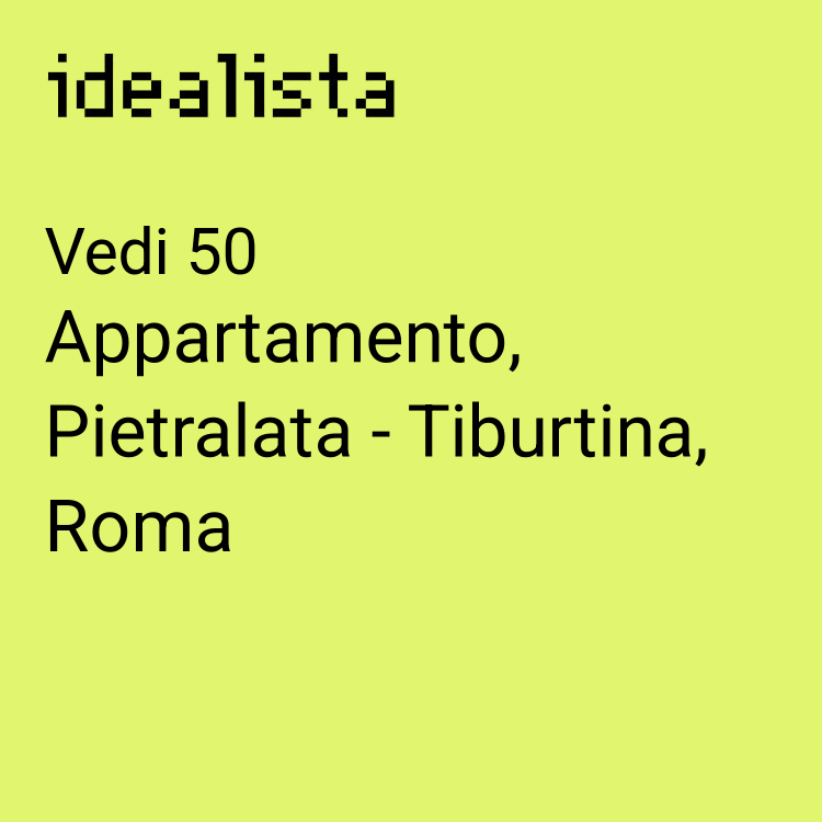 appartamento in affitto a Roma in zona Pietralata