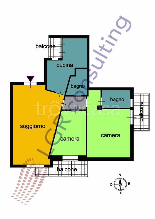 appartamento in affitto a Roma in zona Gianicolense