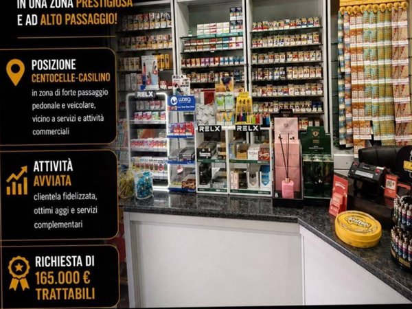 negozio in vendita a Roma in zona Prenestino-Centocelle