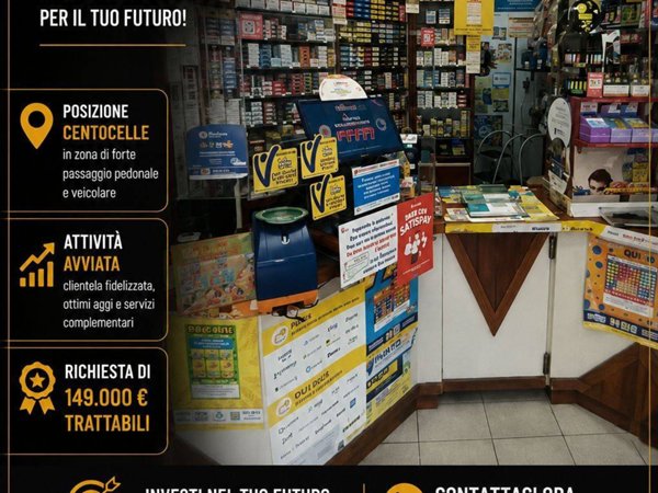 negozio in vendita a Roma in zona Prenestino-Centocelle