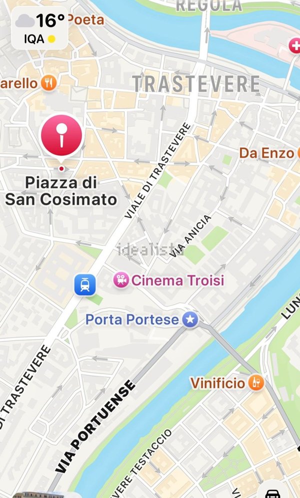 appartamento in affitto a Roma in zona Trastevere
